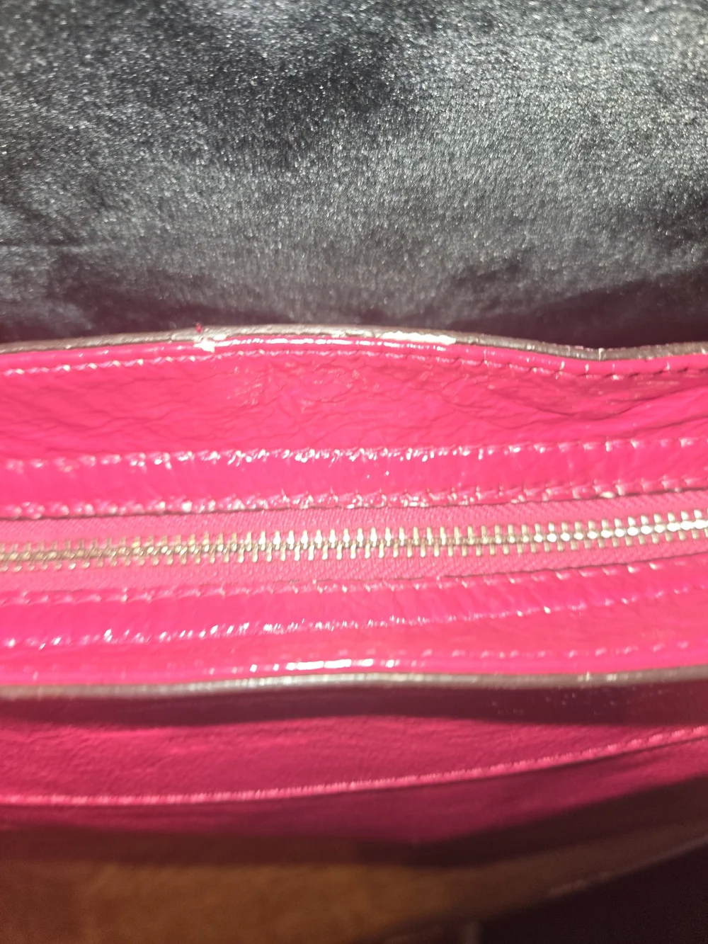 Coach Zoe F15478 Hot Pink Patent Leather Bag + Crossbody Strap